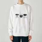 AwagoModeのsea no evil, hear no evil, speak no evil (30) Heavyweight Crew Neck Sweatshirt