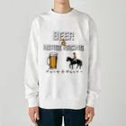 Stylo Tee Shopのビールと競馬　ジョッキ アンド ジョッキー ヘビーウェイトスウェット