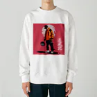 遷風記（せんぷうき）の遷風記（フライパン） Heavyweight Crew Neck Sweatshirt