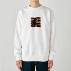 きんにくゆうたろうのサバンナのライオン Heavyweight Crew Neck Sweatshirt