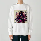 ハクユーShopのカッコいい侍のグッズ Heavyweight Crew Neck Sweatshirt