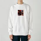 赤ペンギン@AIの街角のセレナーデ Heavyweight Crew Neck Sweatshirt