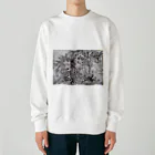 White-Holeのライトランゲージアート Heavyweight Crew Neck Sweatshirt