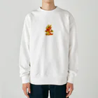 ドラゴンとわたしのドラぐみ1 Heavyweight Crew Neck Sweatshirt