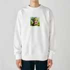 HAYANA.のかわいすぎる虎の赤ちゃん Heavyweight Crew Neck Sweatshirt