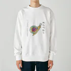 honoeのしんぼるず→かたつむり Heavyweight Crew Neck Sweatshirt