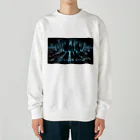 ETOWA_TOWAの未来都市の停電 Heavyweight Crew Neck Sweatshirt