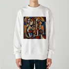 8890のキュビズム Heavyweight Crew Neck Sweatshirt