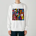 8890のポップアート Heavyweight Crew Neck Sweatshirt