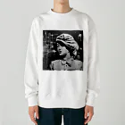 8890のスプレーアート Heavyweight Crew Neck Sweatshirt