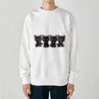 チェリモヤのねこコーラス 02 Heavyweight Crew Neck Sweatshirt