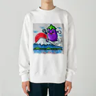 レトロの世界を旅するナスビー Heavyweight Crew Neck Sweatshirt