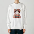 sophie138の舞妓ネコおにゃん Heavyweight Crew Neck Sweatshirt