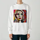 8890のポップアート Heavyweight Crew Neck Sweatshirt