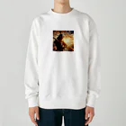 hypergoの日本の誇り！侍と桜 Heavyweight Crew Neck Sweatshirt