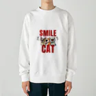 オトバシハウスのSMILE CAT ヘビーウェイトスウェット