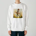 ゆめのかすずめの光の中で踊る Heavyweight Crew Neck Sweatshirt