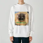 KONEKO_NEKOのありがとニャンコ Heavyweight Crew Neck Sweatshirt