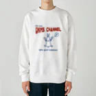 ドコムス刷りのウィーアードコムスチャンネル Heavyweight Crew Neck Sweatshirt