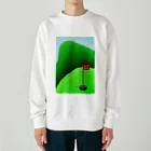 Lily bird（リリーバード）の長くのびるゴルフ場 Heavyweight Crew Neck Sweatshirt