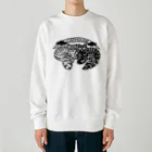 メイドイン極楽スズリ店のCATHOUSE 黑 Heavyweight Crew Neck Sweatshirt