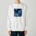 EijiPonの幾何学の雪の結晶 Heavyweight Crew Neck Sweatshirt