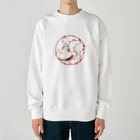 ツバメ堂の赤い鳥 Heavyweight Crew Neck Sweatshirt