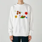 Lily bird（リリーバード）のホオズキ 水玉パターン2 Heavyweight Crew Neck Sweatshirt