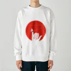 うらめし屋　の運命の赤い糸は三点リーダ Heavyweight Crew Neck Sweatshirt