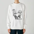 ui.のGolden Retriever Heavyweight Crew Neck Sweatshirt