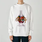 中島みなみのAlice White Rabbit アリスの白ウサギ Heavyweight Crew Neck Sweatshirt