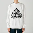 カタオカナオのちっさいおじさんたち Heavyweight Crew Neck Sweatshirt