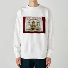 KIYOKA88WONDERLANDのガネーシャ神・マントラ　開運 Heavyweight Crew Neck Sweatshirt