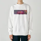 NAZONAZO-Storeのレトロ・ユニバースIIグラス（全面）1 Heavyweight Crew Neck Sweatshirt