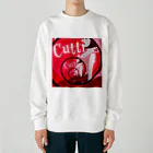 Logic RockStar のCUTTING EDGE RED Heavyweight Crew Neck Sweatshirt