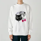 イラスト MONYAAT のCT107 もじゃもじゃ★ぱっふん*wanwanwanA Heavyweight Crew Neck Sweatshirt