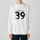 イラスト MONYAAT の39 Thank you A   Heavyweight Crew Neck Sweatshirt