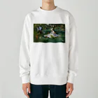 HermannStrasseのモネとグリーンイグアナ Heavyweight Crew Neck Sweatshirt