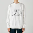 ka92の黄金比犬 Heavyweight Crew Neck Sweatshirt