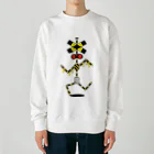 ゴロニャーのダサT屋さんの走れ！踏切 カンカン くん Railroad crossing ふみきり フミキリ  Heavyweight Crew Neck Sweatshirt