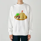 Lily bird（リリーバード）の盛られたてんぷら Heavyweight Crew Neck Sweatshirt