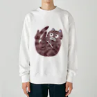 大統領のねこちゃんグッズのマダム・ミーシャ Heavyweight Crew Neck Sweatshirt