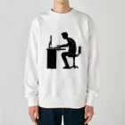 учк¡✼*のSYACHIKU(社畜) Heavyweight Crew Neck Sweatshirt