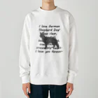 onehappinessのジャーマン・シェパード・ドッグ Heavyweight Crew Neck Sweatshirt