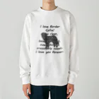 onehappinessのボーダーコリー Heavyweight Crew Neck Sweatshirt