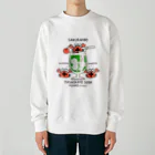 イラスト MONYAAT のたしかにソーダ Heavyweight Crew Neck Sweatshirt