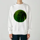 ヨープキャンが気になったのすいか -watermelon- 丸 Heavyweight Crew Neck Sweatshirt