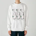 まめるりはことりのたっぷり文鳥ちゃん【まめるりはことり】 Heavyweight Crew Neck Sweatshirt
