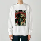 Aya@爬虫類グッズの奇々怪々、豹紋蜥蜴擬！ Heavyweight Crew Neck Sweatshirt