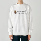 SHOP HAPPY HORSES（馬グッズ）のスピプーロゴ Heavyweight Crew Neck Sweatshirt